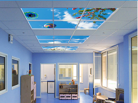 Imaged LED tiles 60 x 60 cm